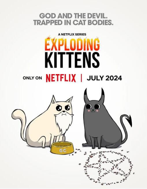 2024美國動畫電影 爆炸貓 Exploding Kittens 英語中字 盒裝1碟