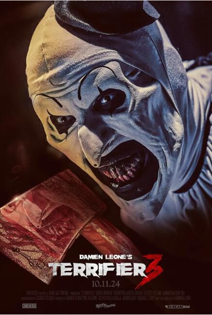 2024美國電影《斷魂小醜3/劊樂小醜3/Terrifier 3》英語中英雙字 盒裝1碟