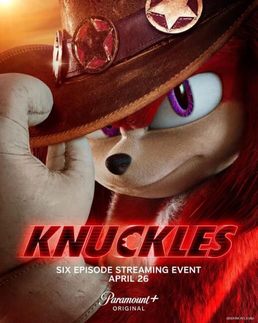 2024歐美動畫 納克魯斯 Knuckles/刺猬索尼克衍生劇：納克魯斯 英語中字 盒裝2碟