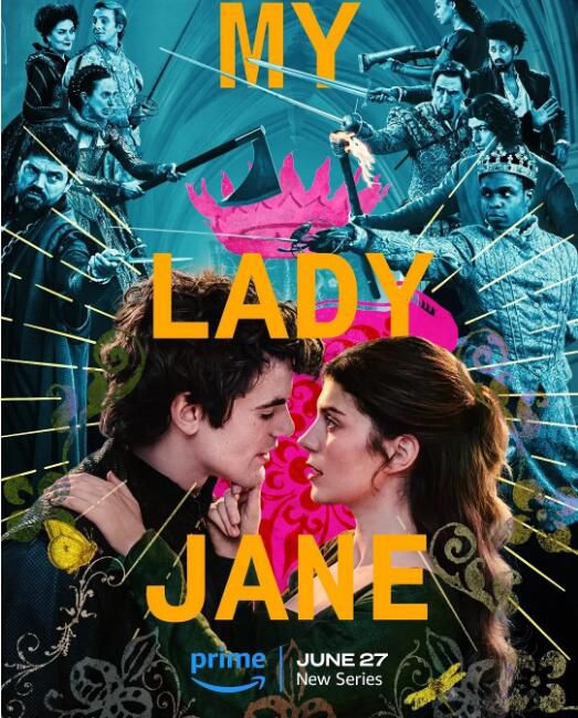 2024美劇 我的簡·格雷/我的女王/My Lady Jane 艾米麗·巴德 英語中字 盒裝2碟