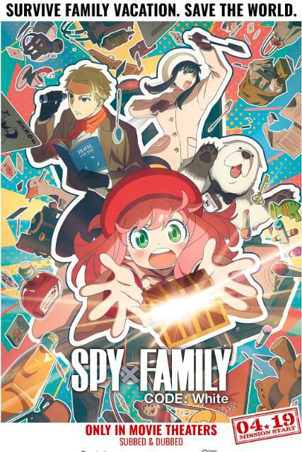 2023日本動畫電影 間諜過家家 代號：白 劇場版/劇場版 SPY×FAMILY間諜家家酒 CODE:White 日語中字