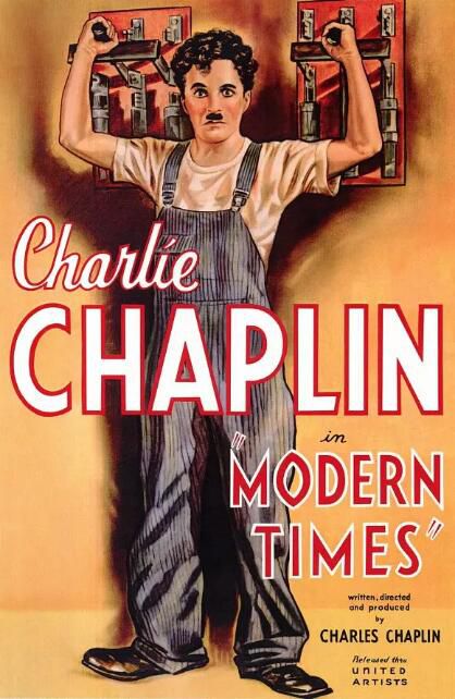 1936美國高分電影 摩登時代 Modern Times 查理·卓別林 英語中字 盒裝1碟