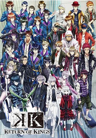 2016新番動漫 K RETURN OF KINGS/K第二季/K 諸王歸來 第1-2季DVD