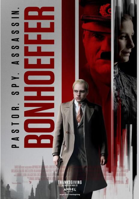 2024比利時傳記片《上帝的間諜/Bonhoeffer》喬納斯·達斯勒 英語中英雙字 盒裝1碟