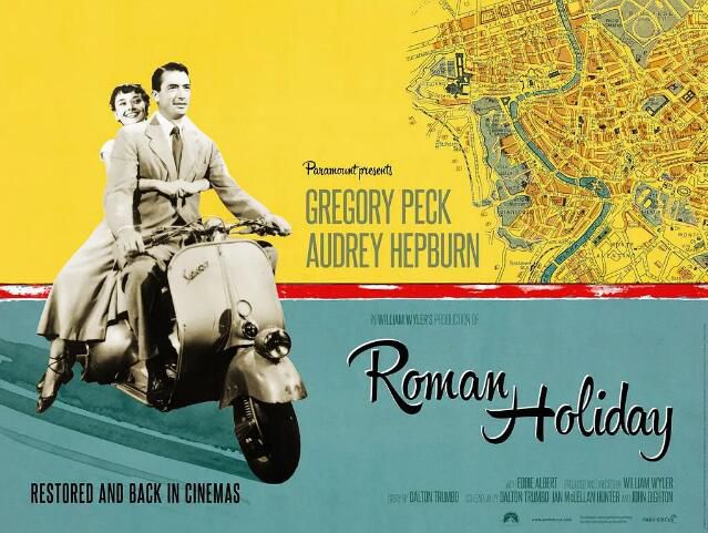 1953美國高分電影 羅馬假日/羅馬假期/Roman Holiday/金枝玉葉 奧黛麗·赫本 英語中字 盒裝1碟