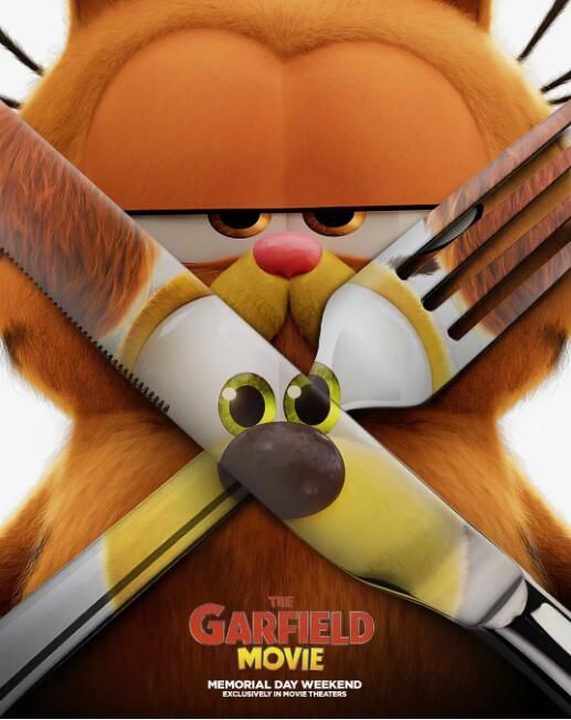 2024美國動畫電影《加菲貓家族/The Garfield Movie/加菲貓：勇闖世界》英語中英雙字