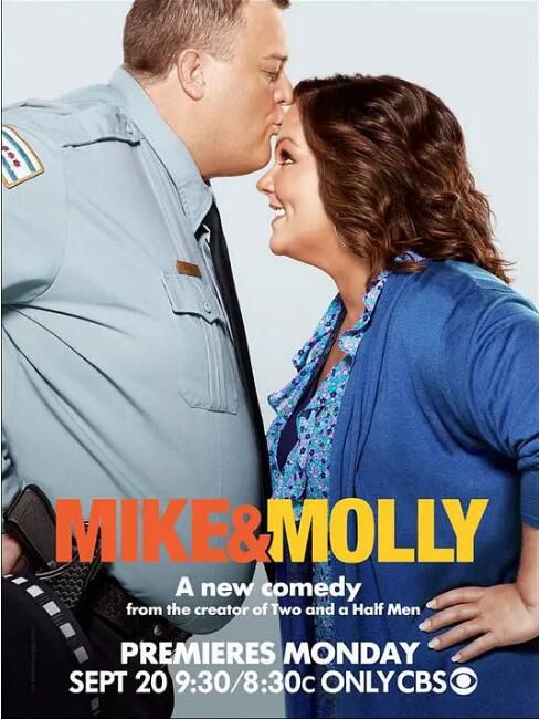 2010美劇 邁克和茉莉/胖子的愛情/噸級雙寶/Mike & Molly 第1-6季 英語中字 盒裝15碟