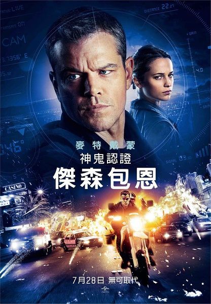 電影 神鬼認證：傑森包恩/叛諜追擊5：身份重啟/諜影重重5 Jason Bourne 