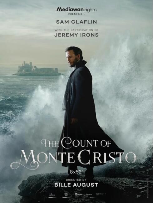 2024意大利劇《基督山伯爵劇版/The Count of Monte Cristo》山姆·克拉弗林 意大利語中字 盒裝2碟