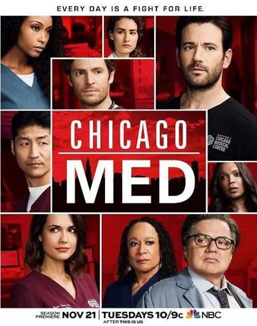 2017美劇 芝加哥急救/Chicago Med/芝加哥醫院 第3-8季 尼克·戈爾弗斯 英語中字 盒裝24碟