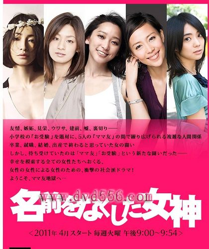 2011日劇 喪失名字的女神 杏/尾野真千子 日語中字 盒裝3碟